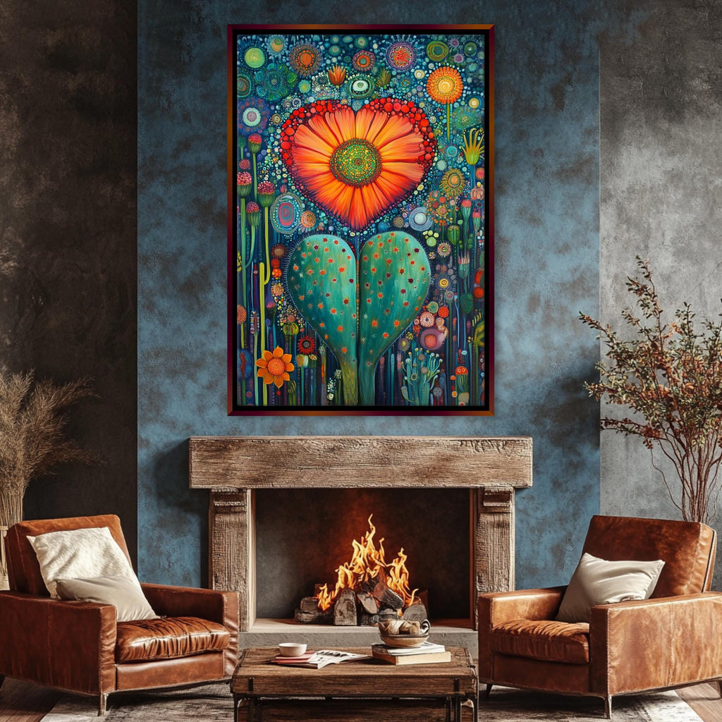 a living room filled with furniture and a fire place