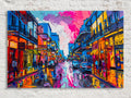 New Orleans Pop Art - French Quarter Art on Gallery Wrapped Canvas, Extra Large Ready to Hang