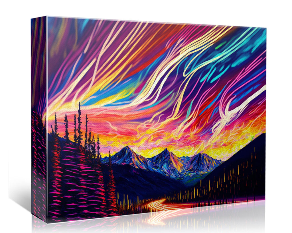 Aurora Borealis Art - Extra Large Canvas | Gallery Wrapped Print, Ready to Hang