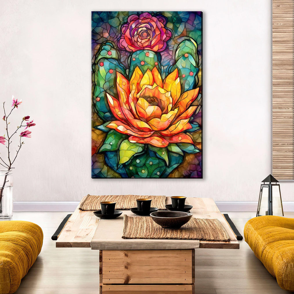 Southwest Wall Art – Mexican Pueblo Art on Extra Large Gallery Wrapped Canvas