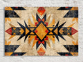Native American Wall Art – Extra Large Tribal Pattern Decor on Gallery Wrapped Canvas