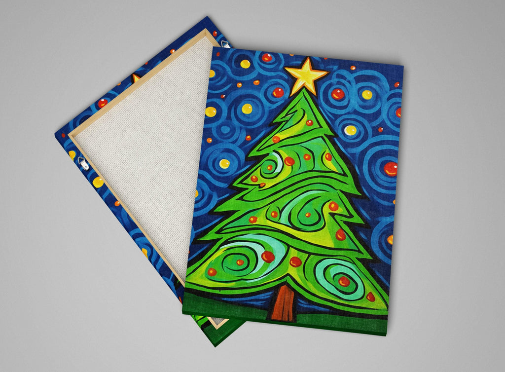 Christmas Canvas Art - Vibrant Holiday Wall Art | Gallery Wrapped Canvas Print