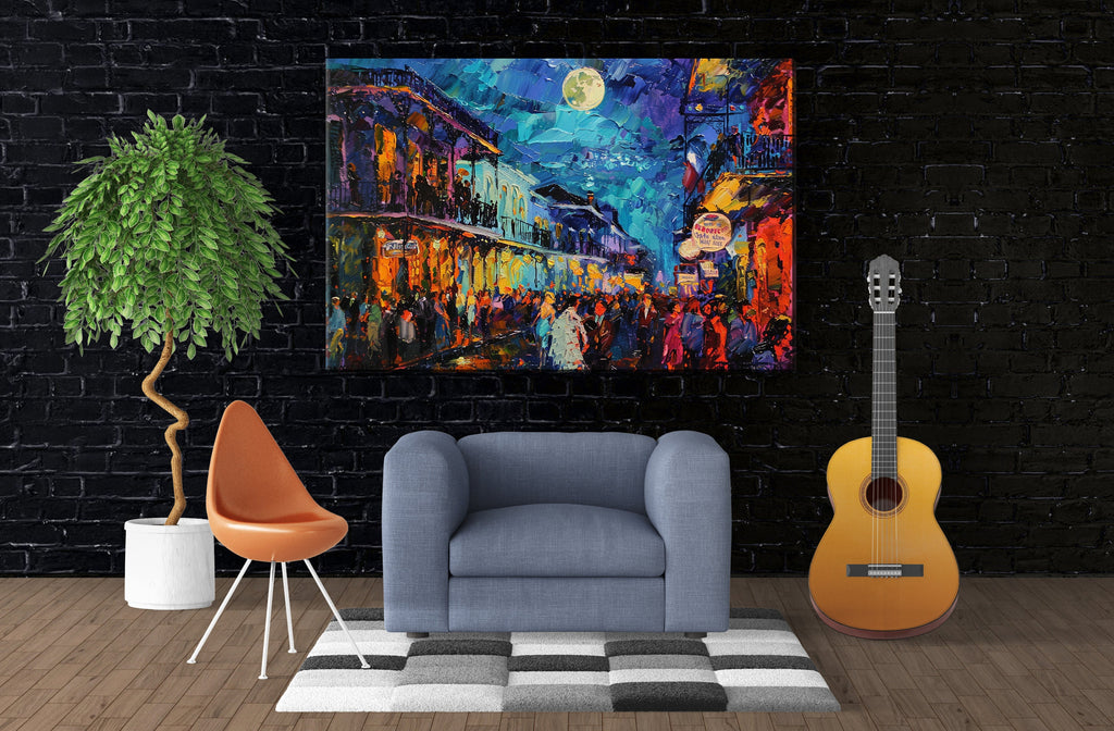 New Orleans Canvas Art – French Quarter Wall Art | Large Gallery Canvas Print