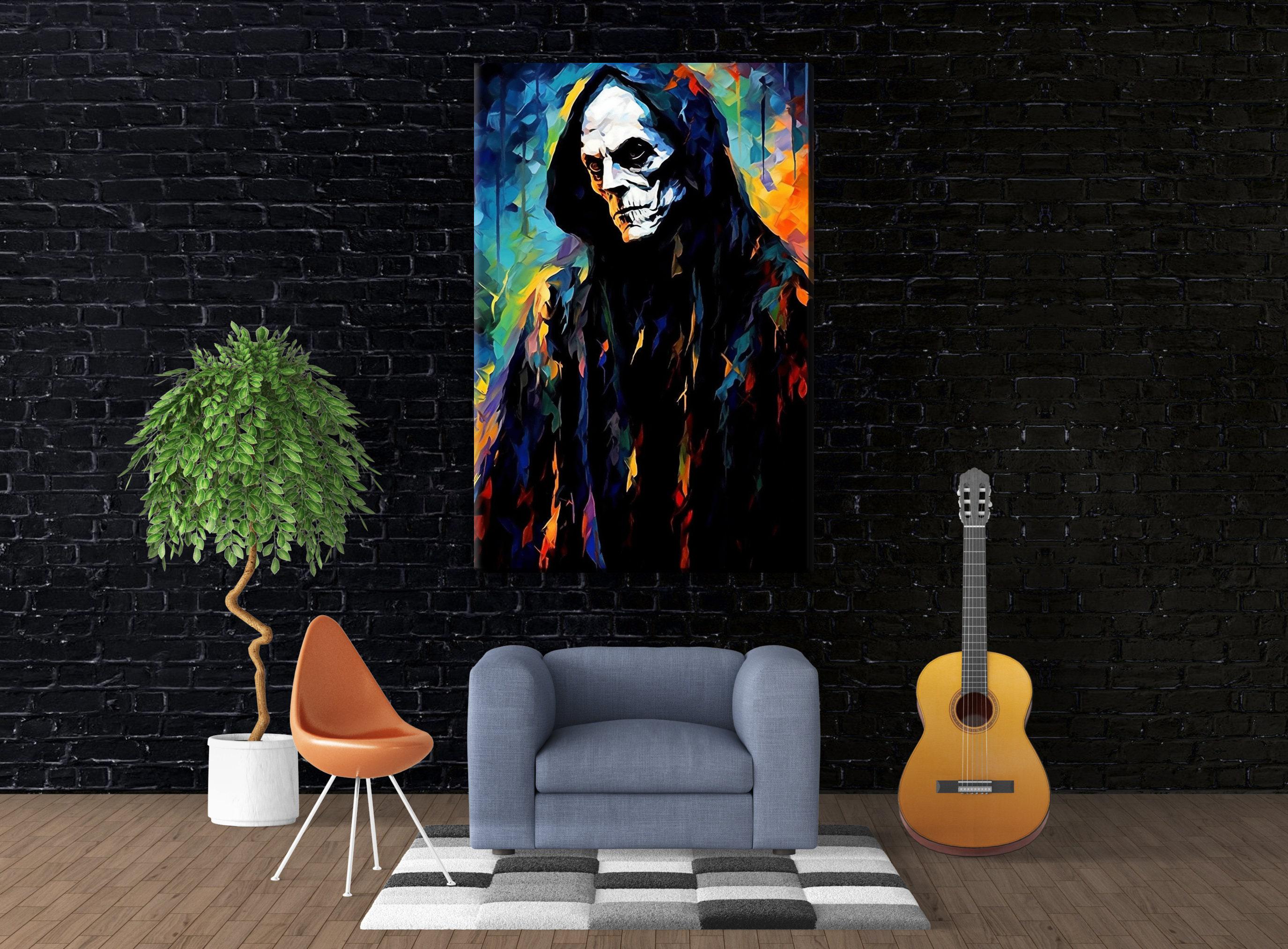 Halloween Ghoul Canvas | Scary Wall Art - Large Gallery Wrapped Print