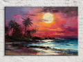 Moonlit Beach Wall Art – Large Canvas Art | Gallery Wrapped Canvas, Ready to Hang