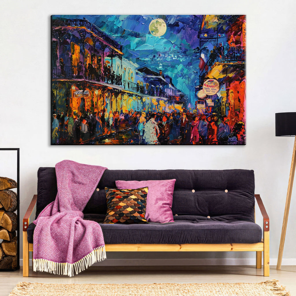 New Orleans Canvas Art – French Quarter Wall Art | Large Gallery Canvas Print