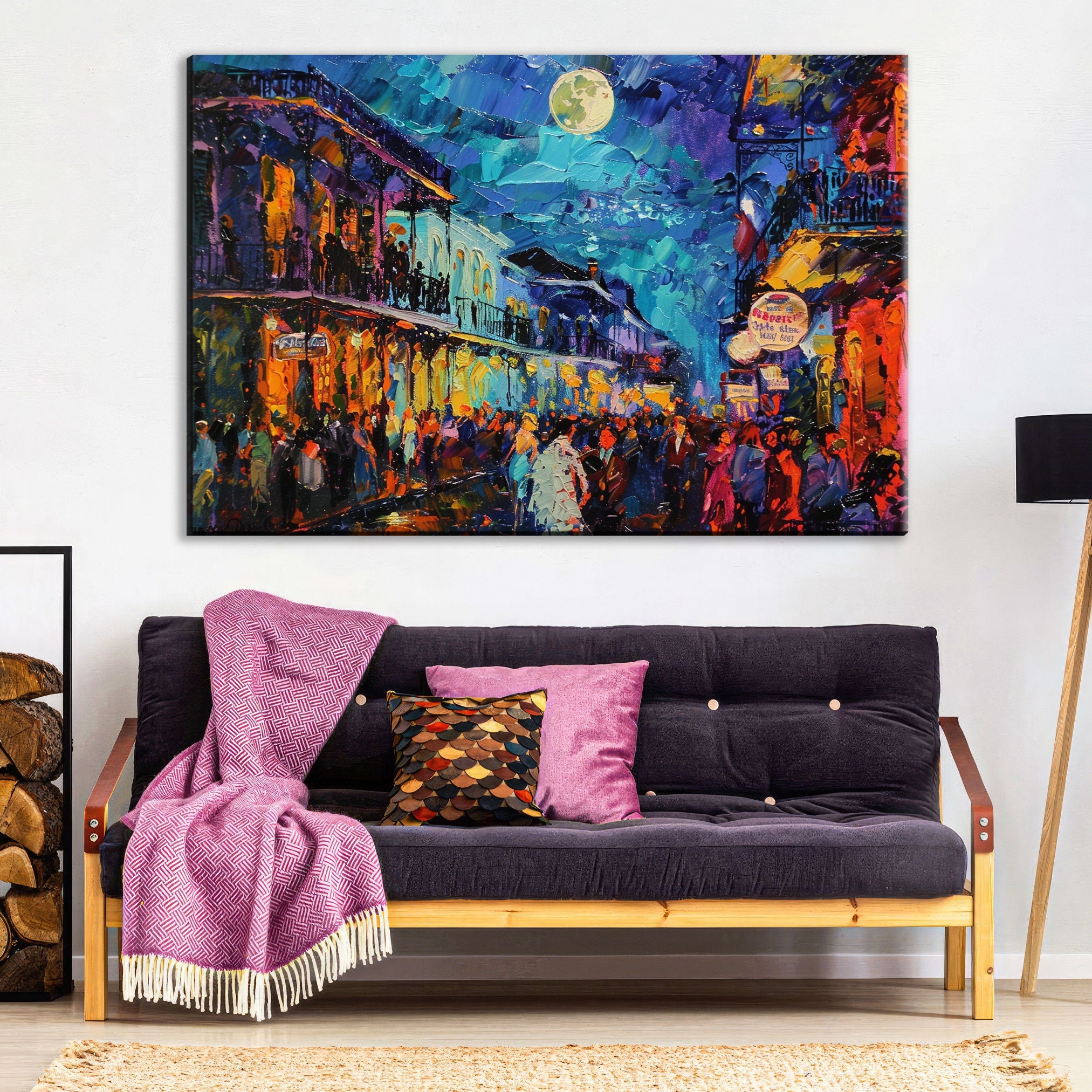 New Orleans Canvas Art – French Quarter Wall Art | Large Gallery Canvas Print