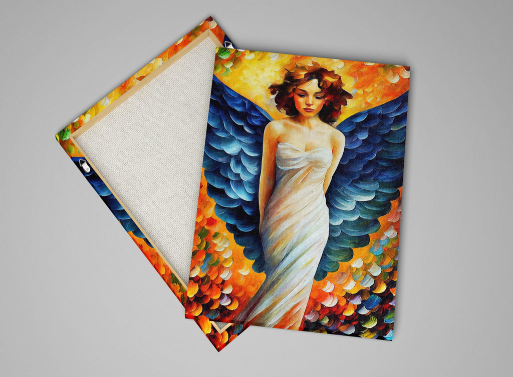 Angel Wall Art – Beautiful Spiritual Home Decor | Gallery Wrapped Canvas Print