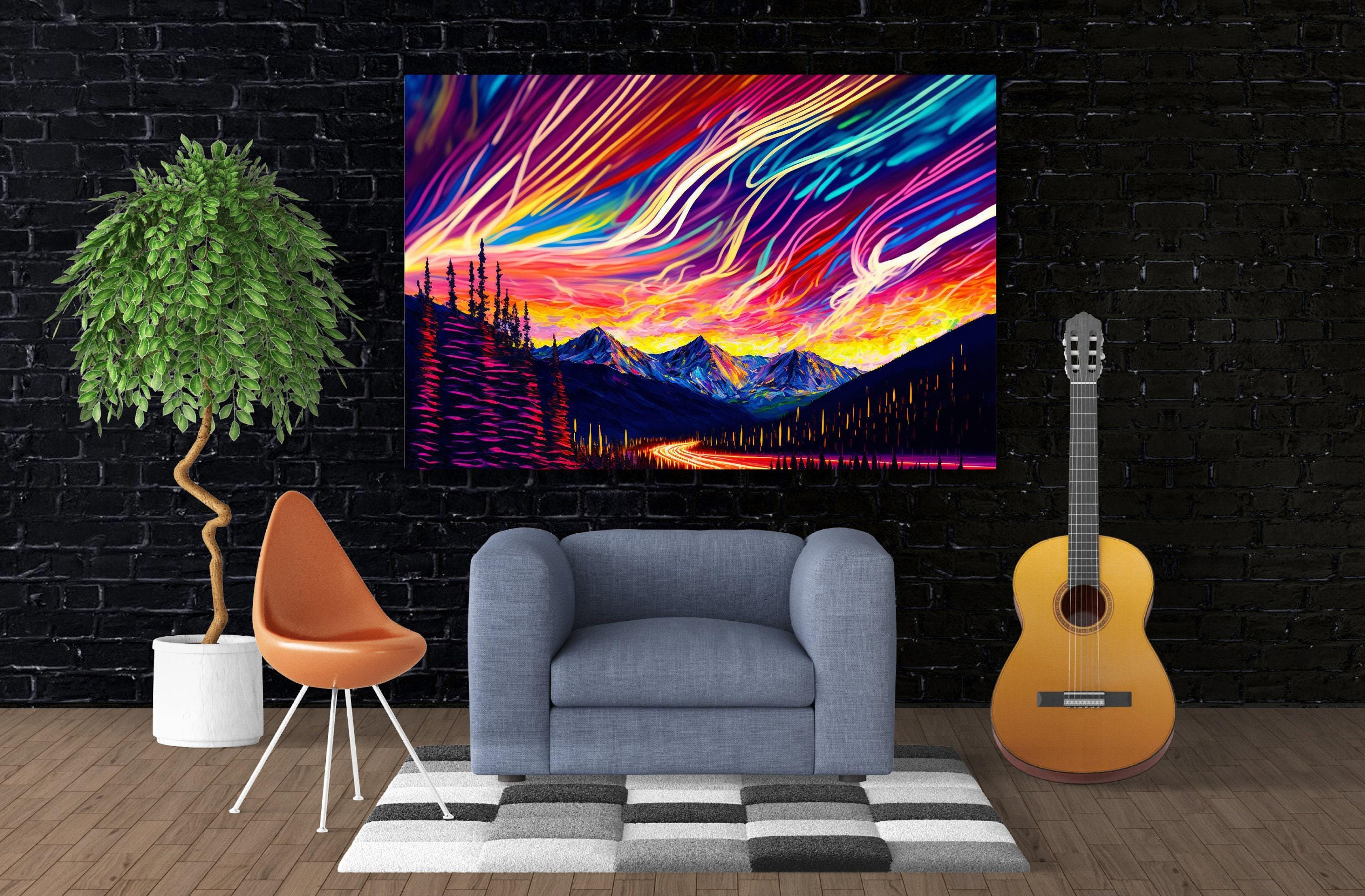 Aurora Borealis Art - Extra Large Canvas | Gallery Wrapped Print, Ready to Hang