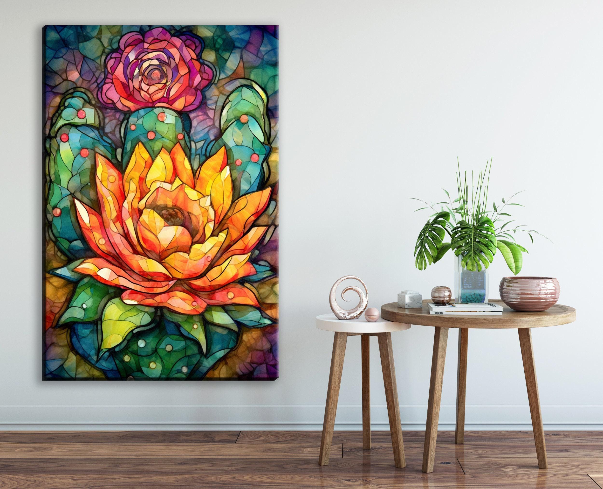 Southwest Wall Art – Mexican Pueblo Art on Extra Large Gallery Wrapped Canvas
