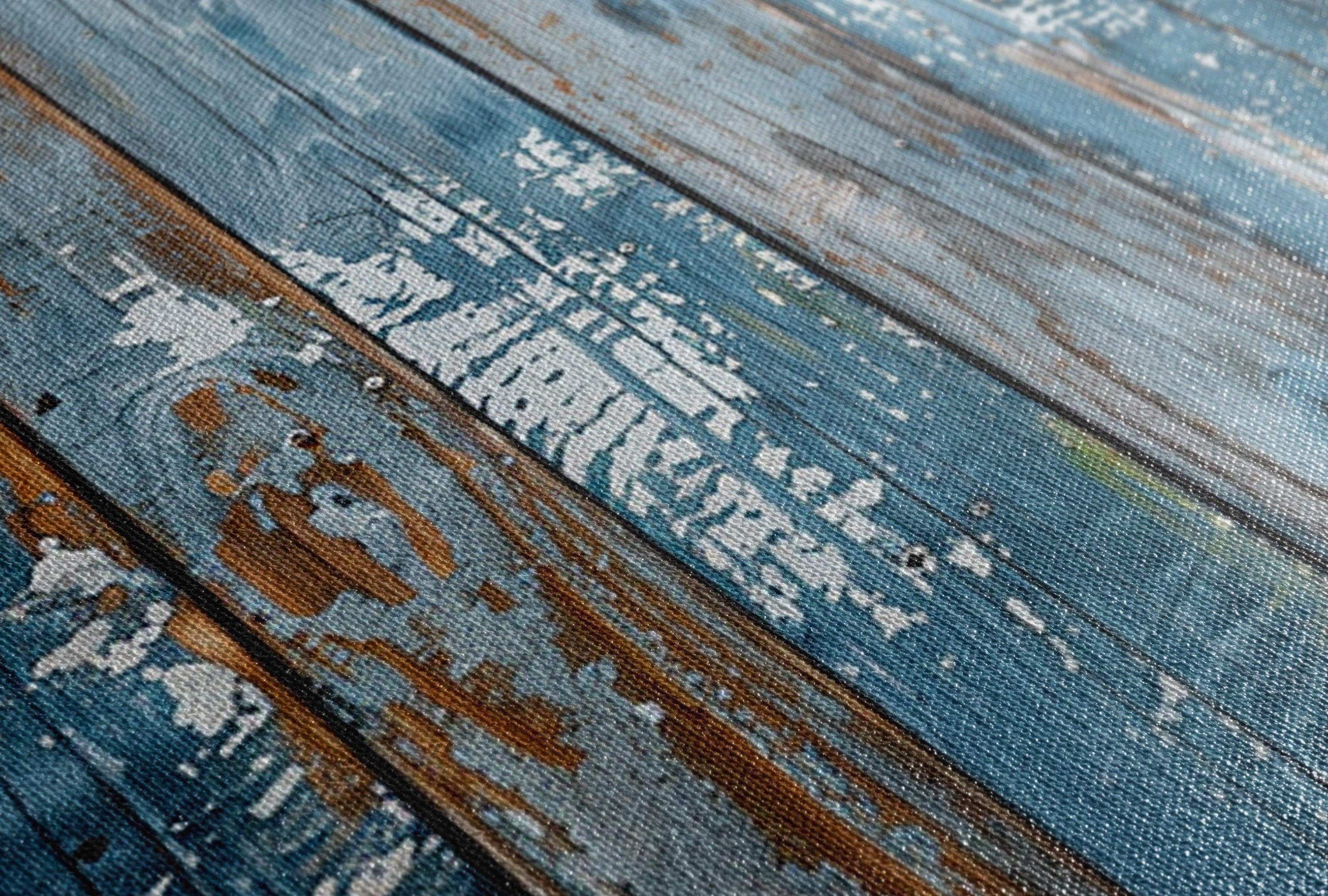 Farmhouse Wall Art – Rustic Wood Canvas | Large Extra Large Canvas Art, Ready to Hang