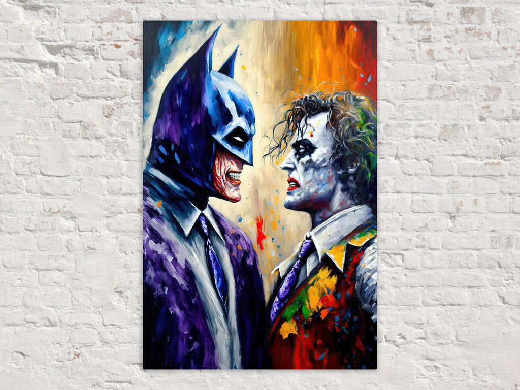 Batman Joker Wall Art - Gotham City Wall Decor | High Quality Canvas Print