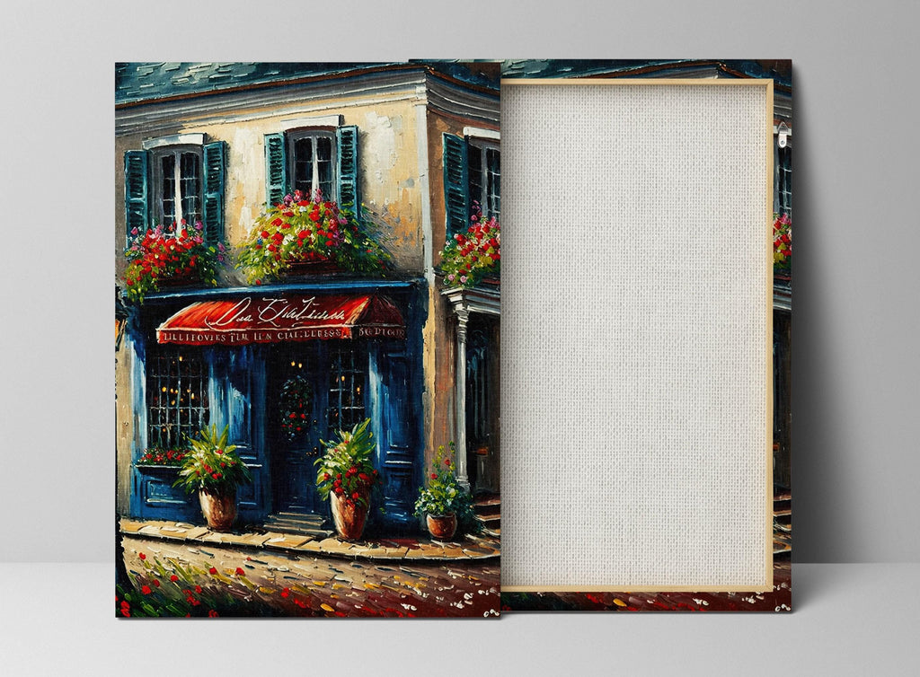 Paris Cityscape Painting – Vibrant Canvas Print With Wood Frame Painting