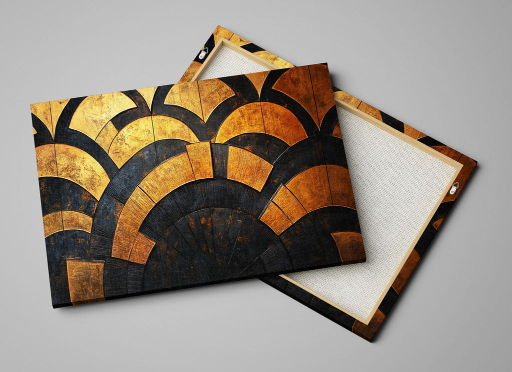 a picture of a painting on a piece of wood