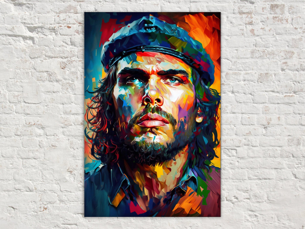 Che Guevara Portrait – Political Wall Decor | Gallery Wrapped Canvas, Ready to Hang
