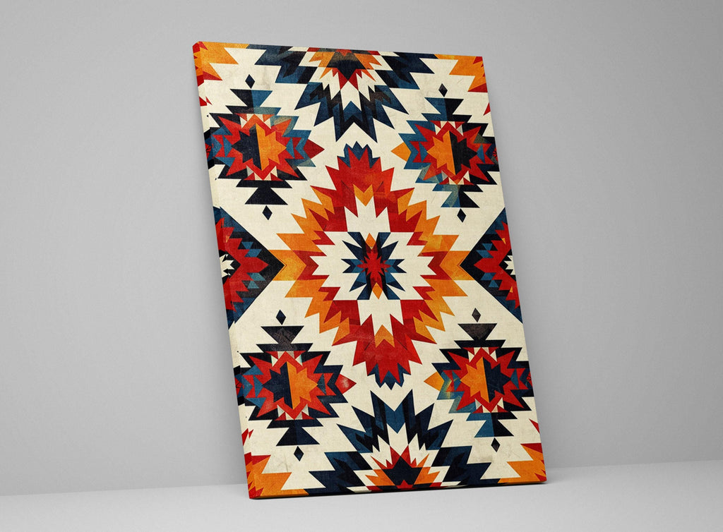 Southwestern Native American Wall Art – Ganado Print Canvas | Extra Large Gallery Wrapped