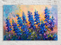 Bluebonnet Meadow Art - Texas Floral Giclée | Large Gallery-Wrapped Canvas Print