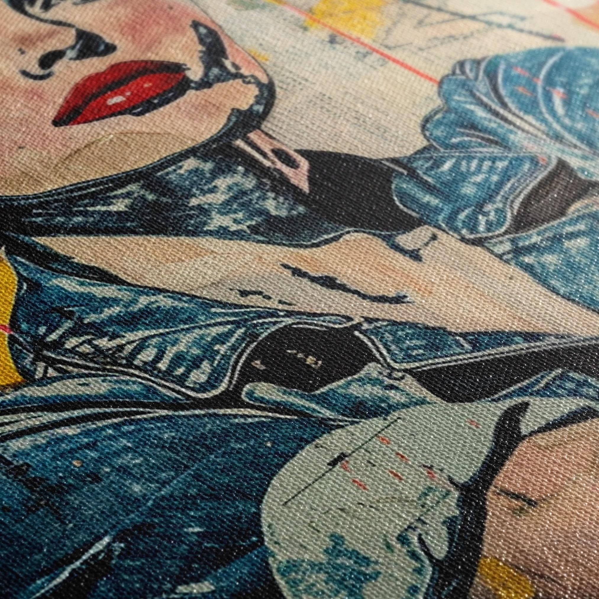 Rosie the Riveter Art - Large Canvas Wall Art | Bold Statement Inspirational Decor