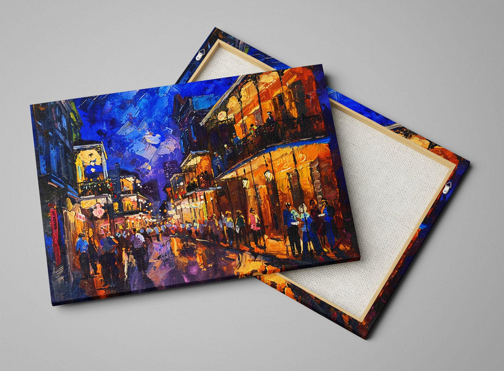 New Orleans Canvas Art – Vibrant NOLA Wall Art | Large Gallery Wrapped Canvas Print