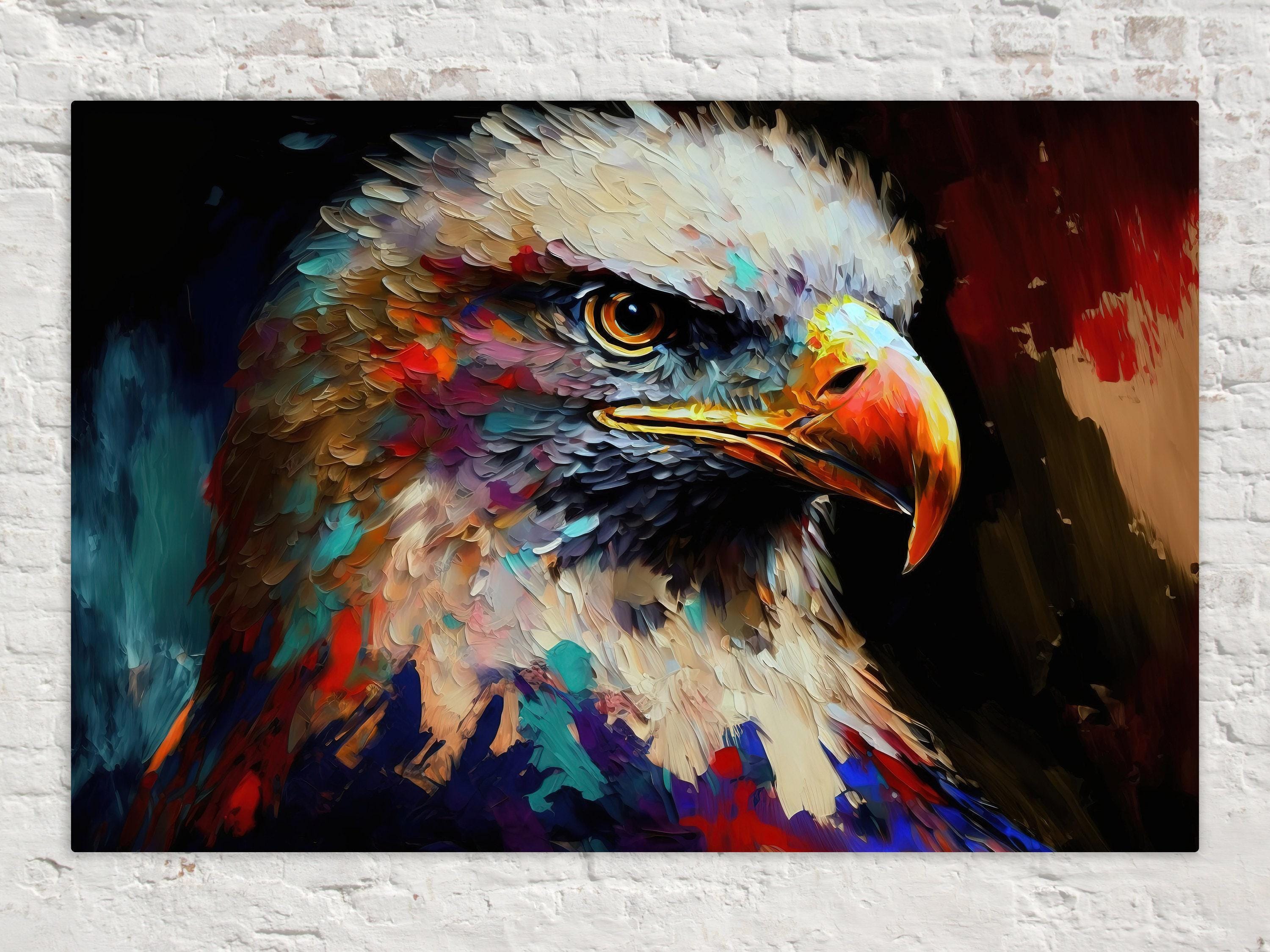 Bald Eagle Wall Art – American Eagle Canvas | Patriotic Decor, USA Wall Art