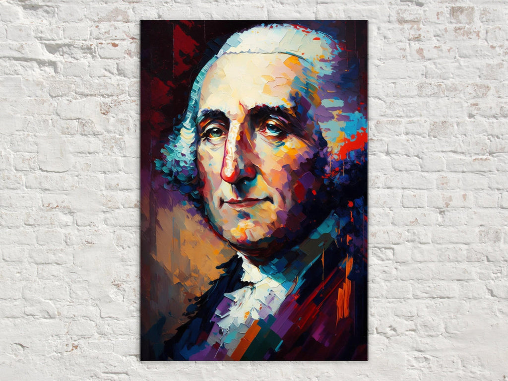 George Washington Art – Large Canvas Giclee Print | American Canvas Art, Historical Wall Decor