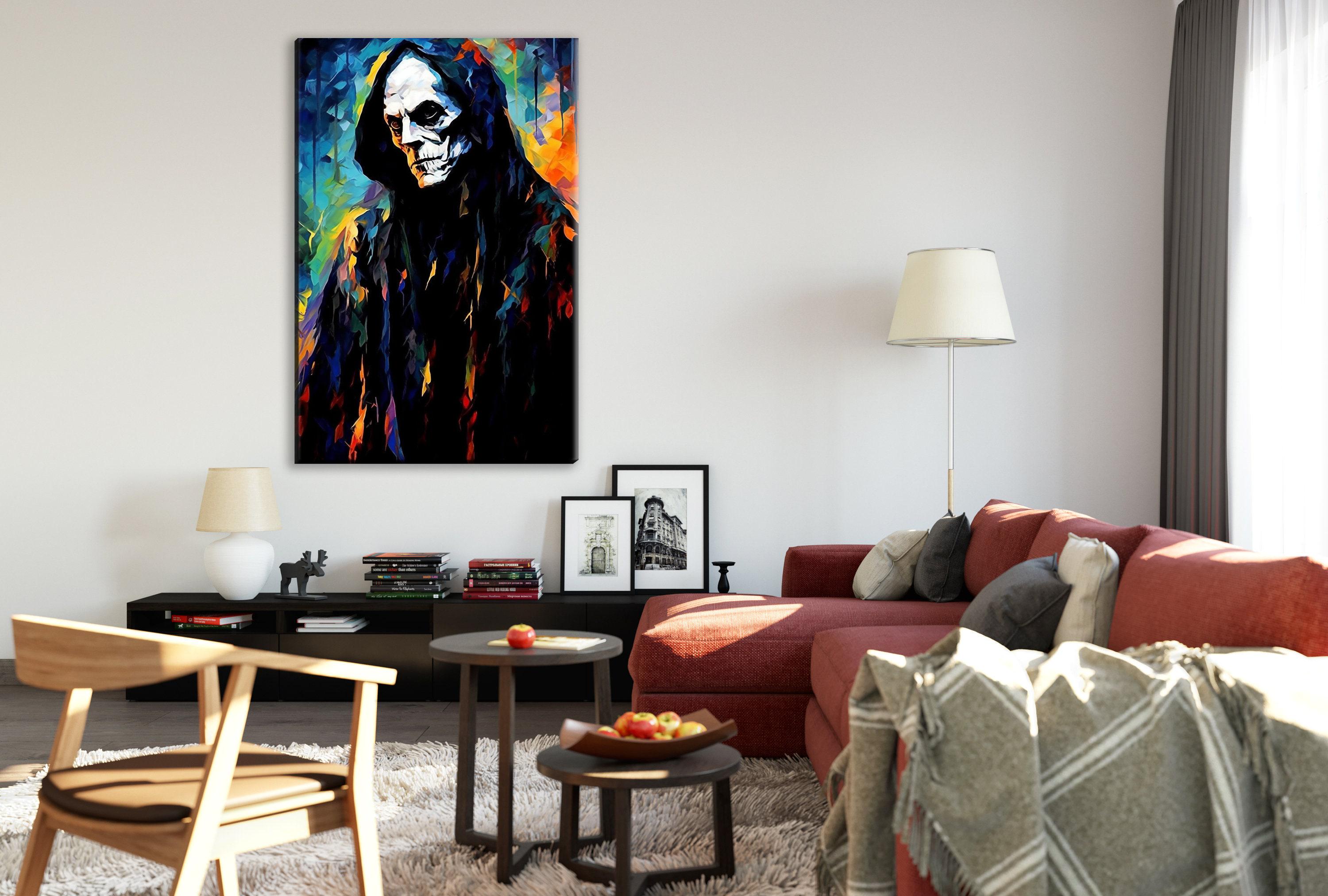 Halloween Ghoul Canvas | Scary Wall Art - Large Gallery Wrapped Print