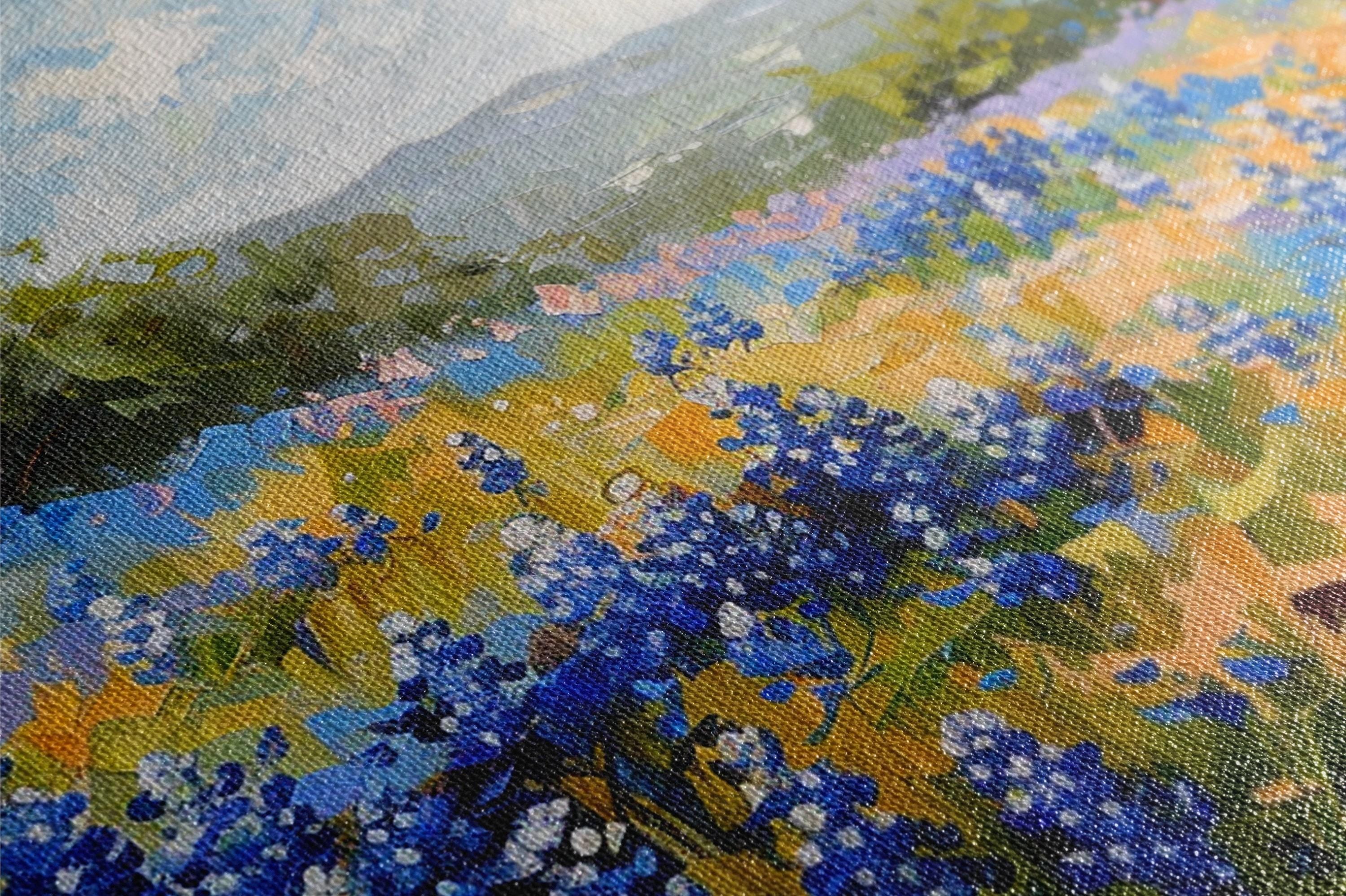 Texas Bluebonnet Art - Large Canvas Print | Gallery Wrapped, Ready to Hang