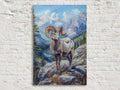 Bighorn Sheep Wall Decor – Large Wildlife Canvas Art | Ready to Hang, Gallery Wrapped Print