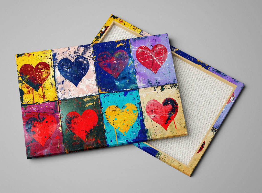 Heart Pattern Wall Art - Large Canvas Prints | Gallery Wrapped Canvas, Ready to Hang
