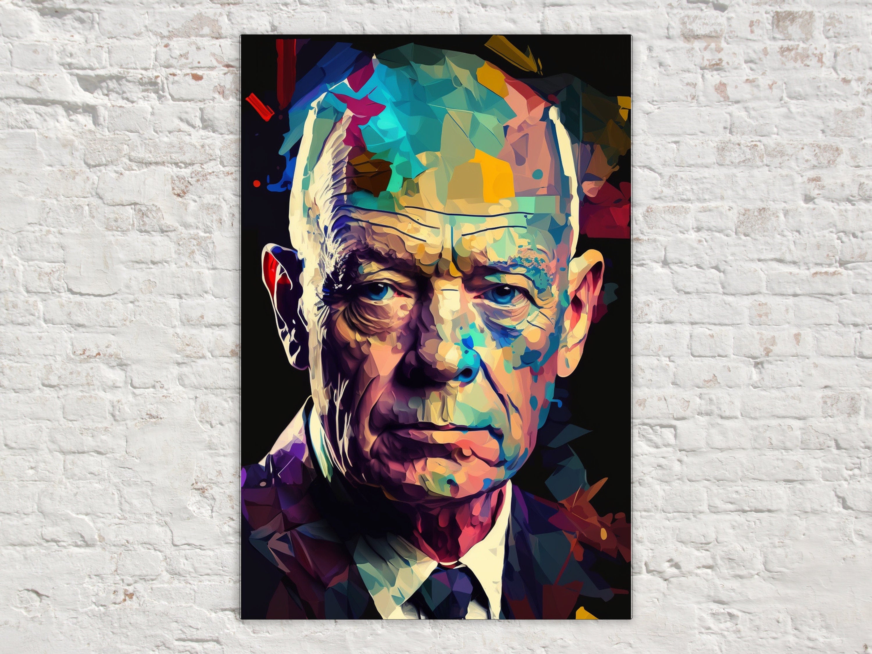 Eisenhower Canvas Art – Historical Wall Art | Military Leader Print on Gallery Wrapped Canvas