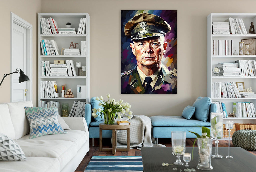 Eisenhower Canvas Art - Presidential Wall Art | Gallery-Wrapped Canvas Print Ready to Hang