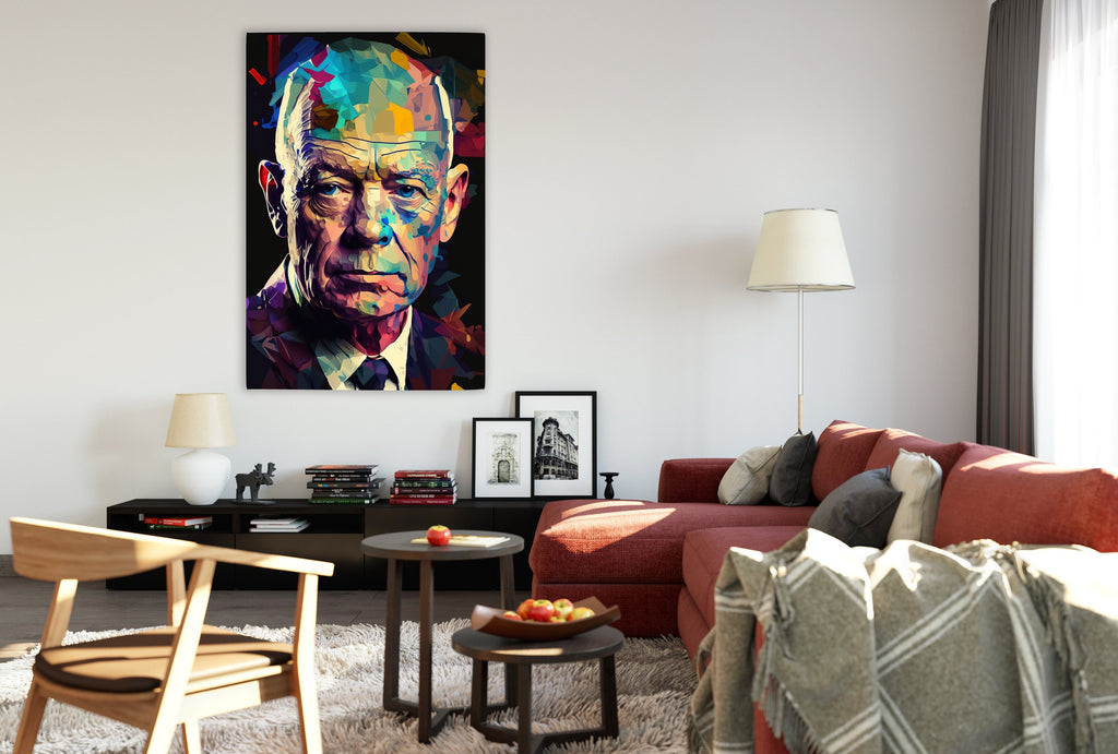 Eisenhower Canvas Art – Historical Wall Art | Military Leader Print on Gallery Wrapped Canvas
