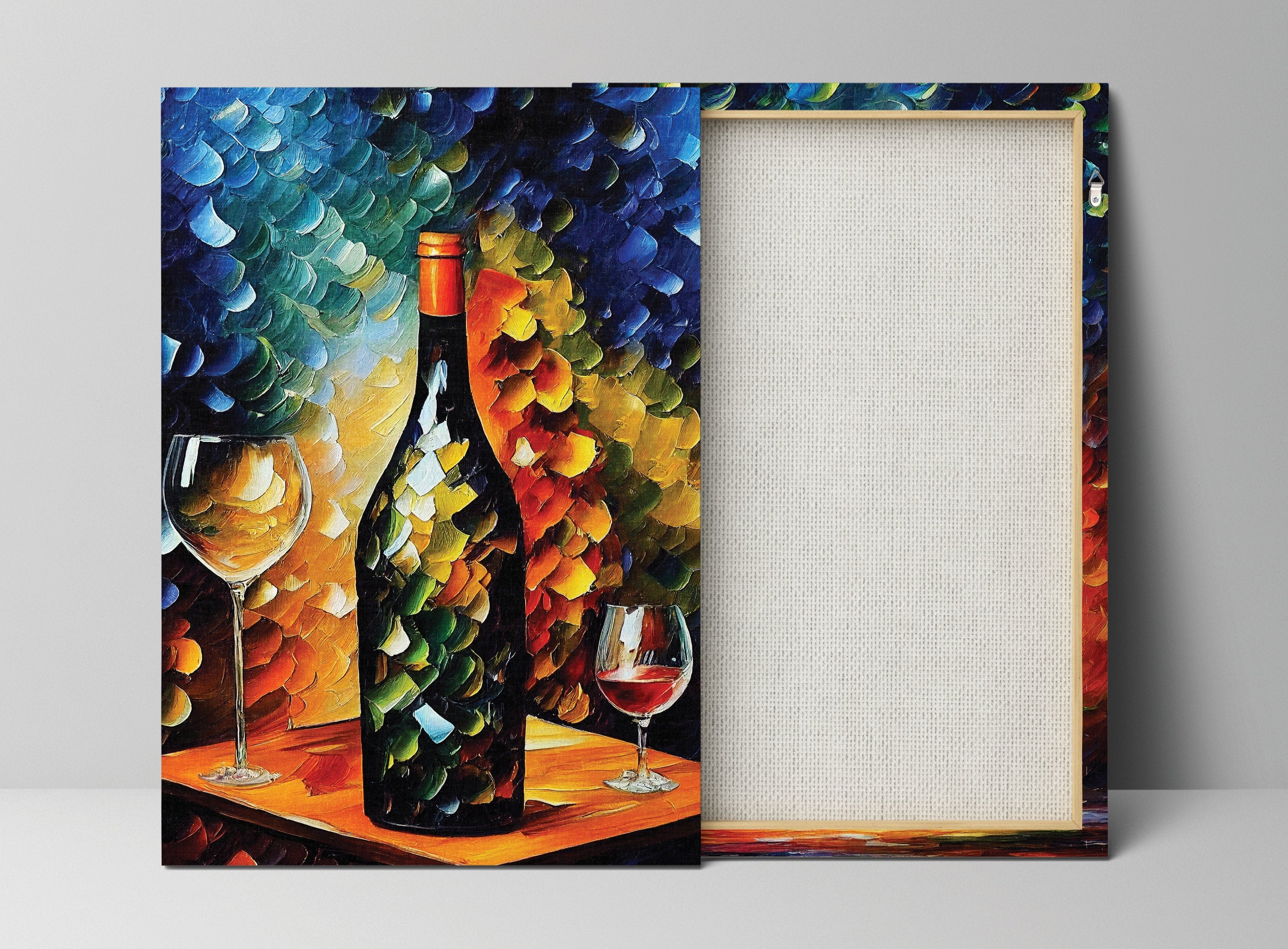 Wine Canvas Print - Vibrant Wine Art on Artist Grade Canvas with Scratch Resistant Coating