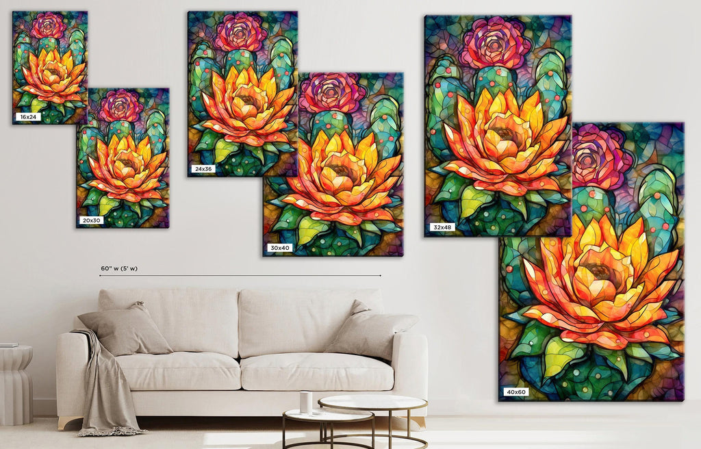 Southwest Wall Art – Mexican Pueblo Art on Extra Large Gallery Wrapped Canvas
