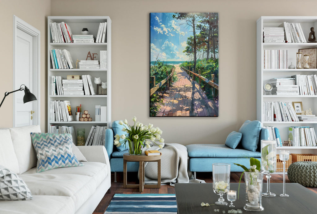 Beach Canvas Print - Coastal Wall Art | Gallery Wrapped Canvas Ready to Hang