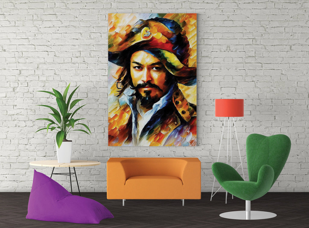 Spanish Conquistador Canvas | Oil Painting Reproduction with Vibrant Colorful Art