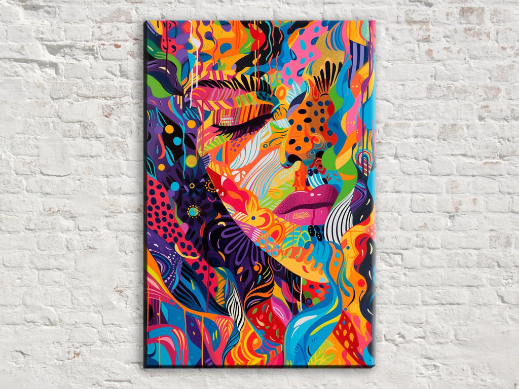 Colorful Abstract Artwork – Extra Large Canvas Art | Gallery Wrapped Canvas, Ready to Hang