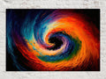 Black Hole Canvas – Outer Space Art Giclée Print | Gallery Wrapped, Ready to Hang