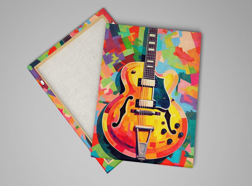 Electric Guitar Wall Art – Premium Guitar Canvas Art for Music Lovers