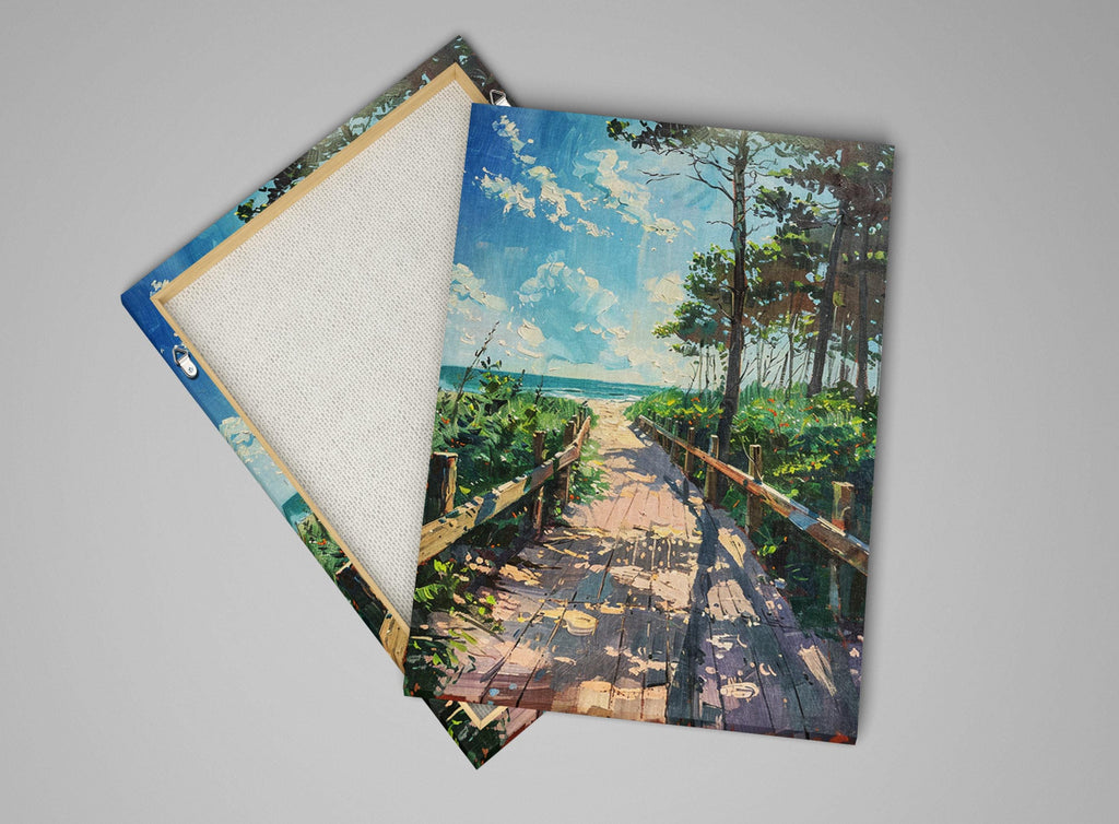 Beach Canvas Print - Coastal Wall Art | Gallery Wrapped Canvas Ready to Hang