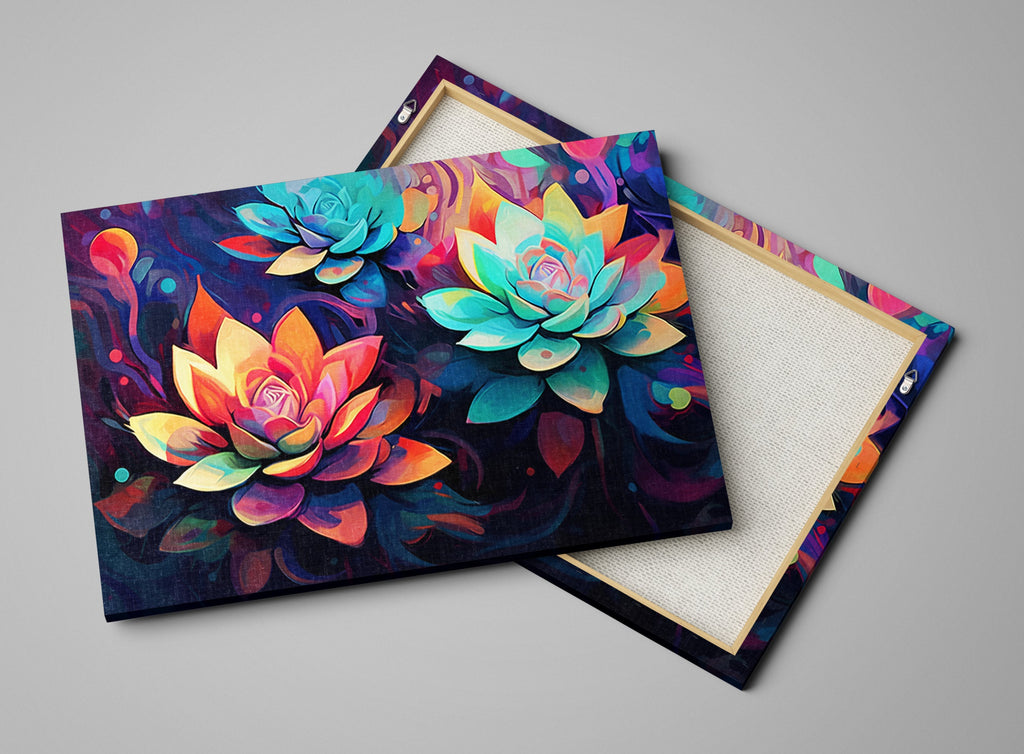 Succulent Wall Art – Modern Botanical Wall Print | Large Giclee Canvas, Gallery Ready