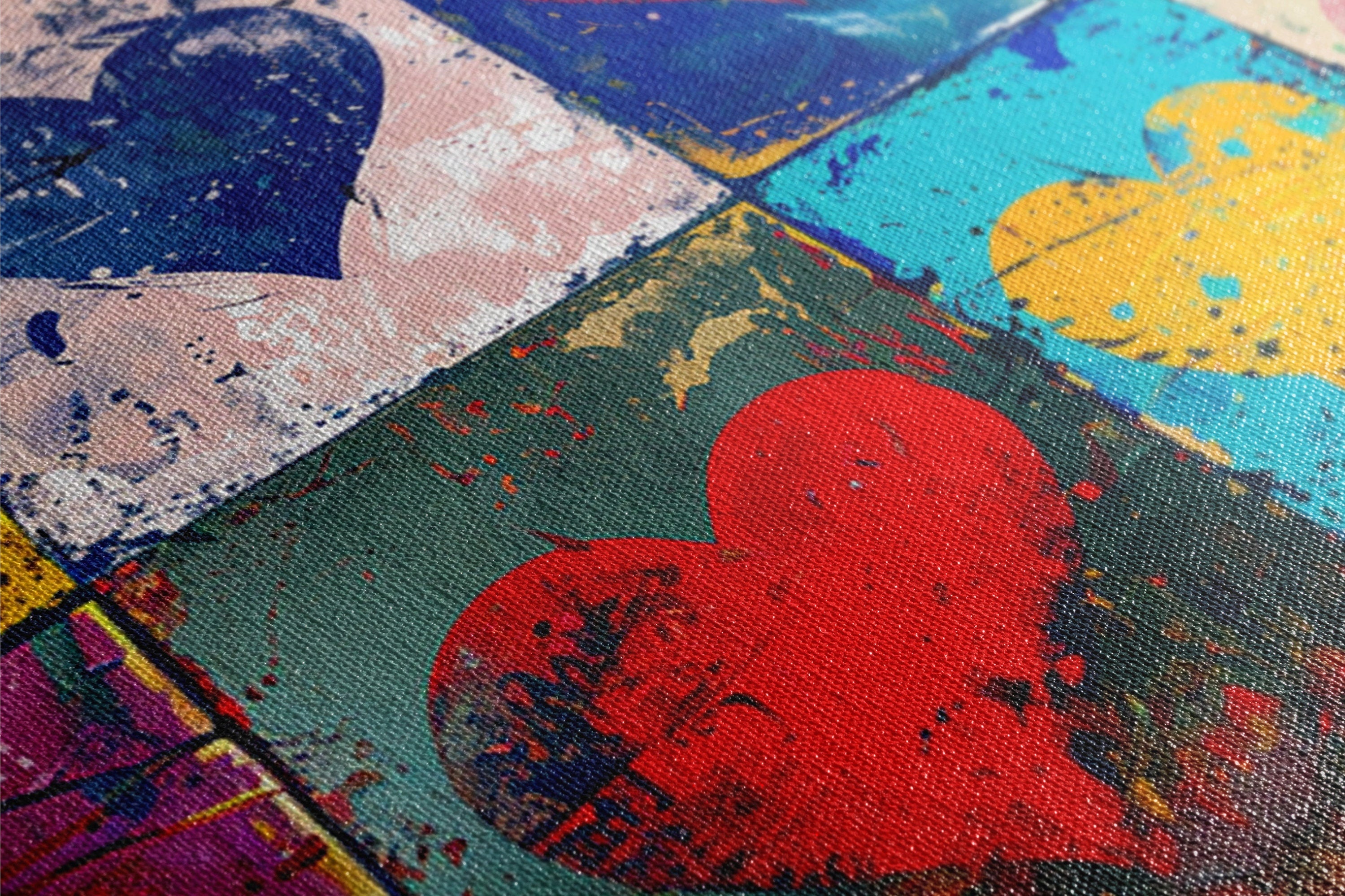 Heart Pattern Wall Art - Large Canvas Prints | Gallery Wrapped Canvas, Ready to Hang