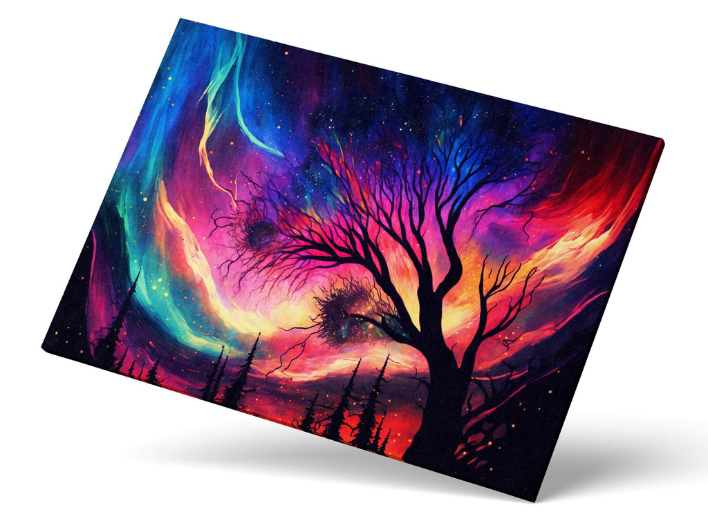 Northern Lights Art – Celestial Wall Decor | Gallery Wrapped Canvas, Ready to Hang