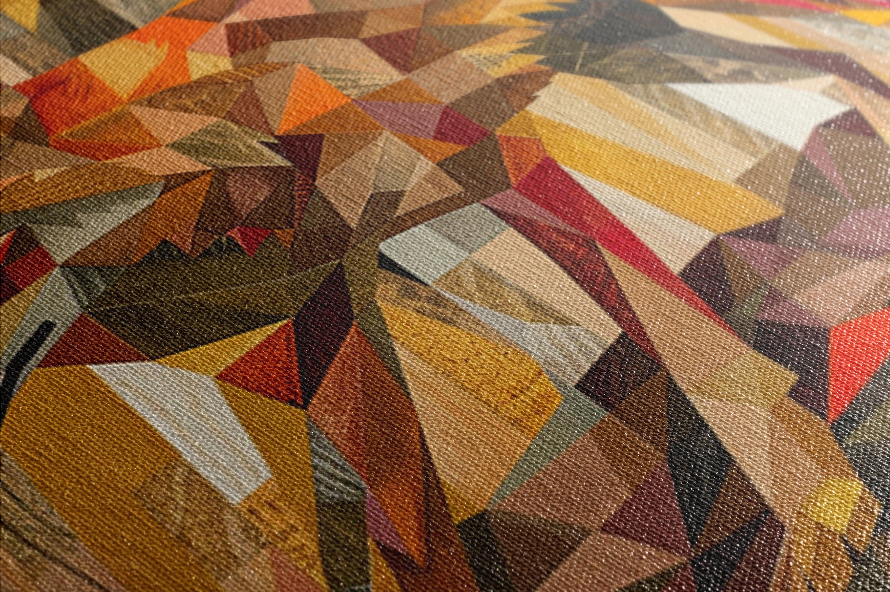 Modern Coyote Canvas – Large Gallery Wrapped Southwest Desert Art by Ryan James