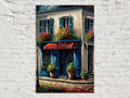 Paris Cityscape Painting – Vibrant Canvas Print With Wood Frame Painting