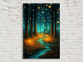 Magical Forest Canvas - Enchanted Woodland Wall Art | Gallery Wrapped Canvas Print
