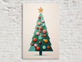 Minimalist Christmas Art - Extra Large Gallery Wrapped Canvas | Peaceful Holiday Wall Decor