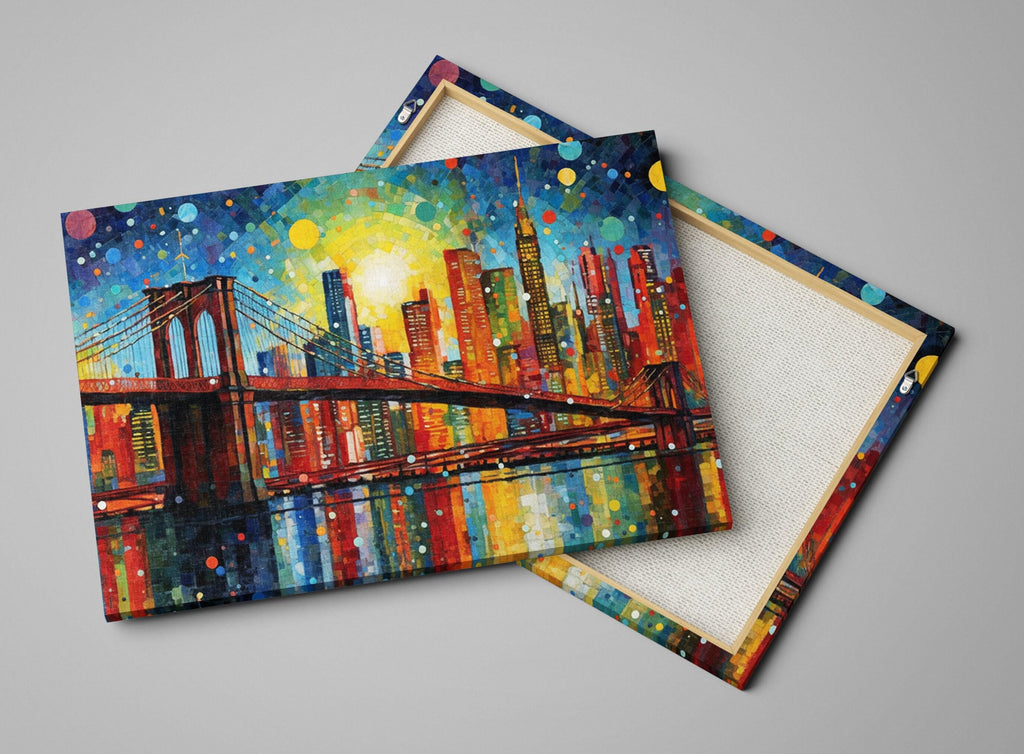 Brooklyn Bridge Canvas Print – NYC Cityscape Art | Large Wall Art, Modern Home Decor