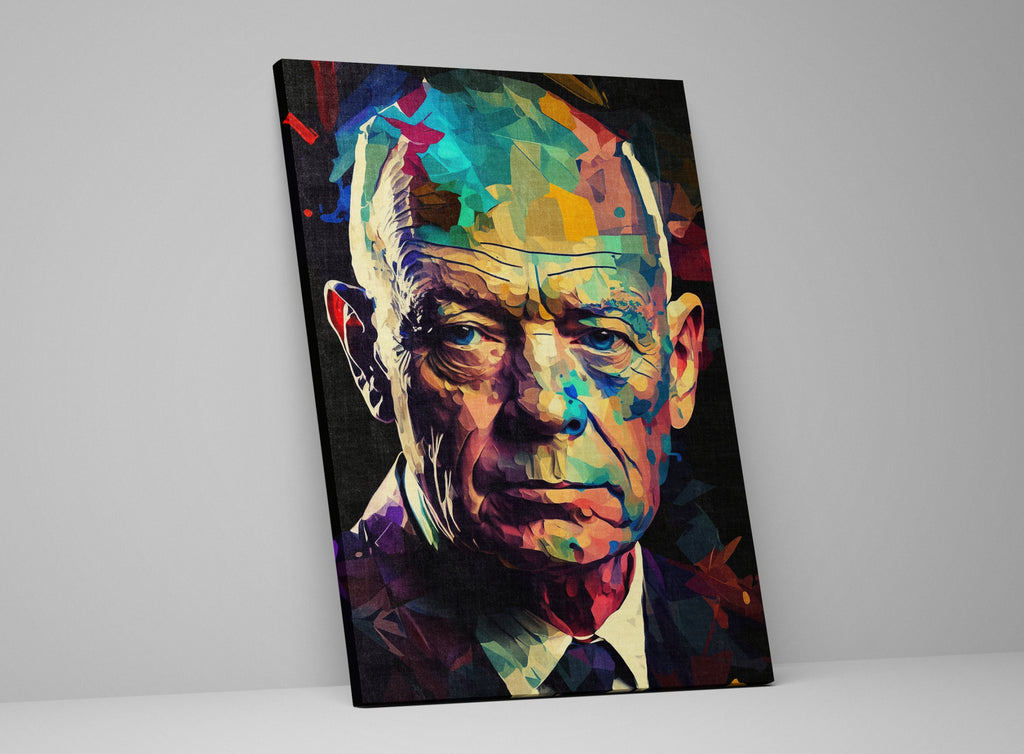 Eisenhower Canvas Art – Historical Wall Art | Military Leader Print on Gallery Wrapped Canvas