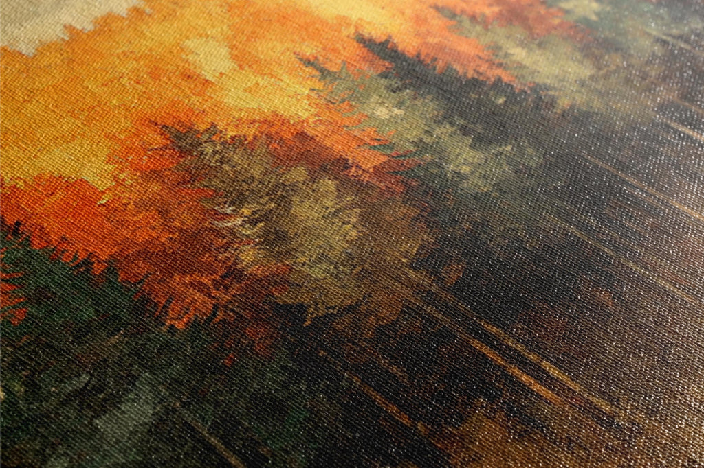 Autumn Forest Canvas - Extra Large Wall Art | Framed Canvas Print, Ready to Hang